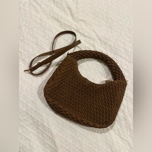 H&M brown hand bag